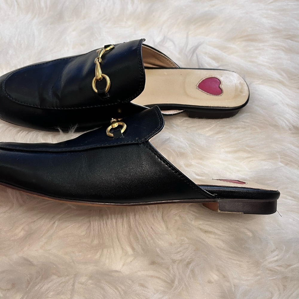 Arqa leather mules with almond toe - Picture 4 of 5